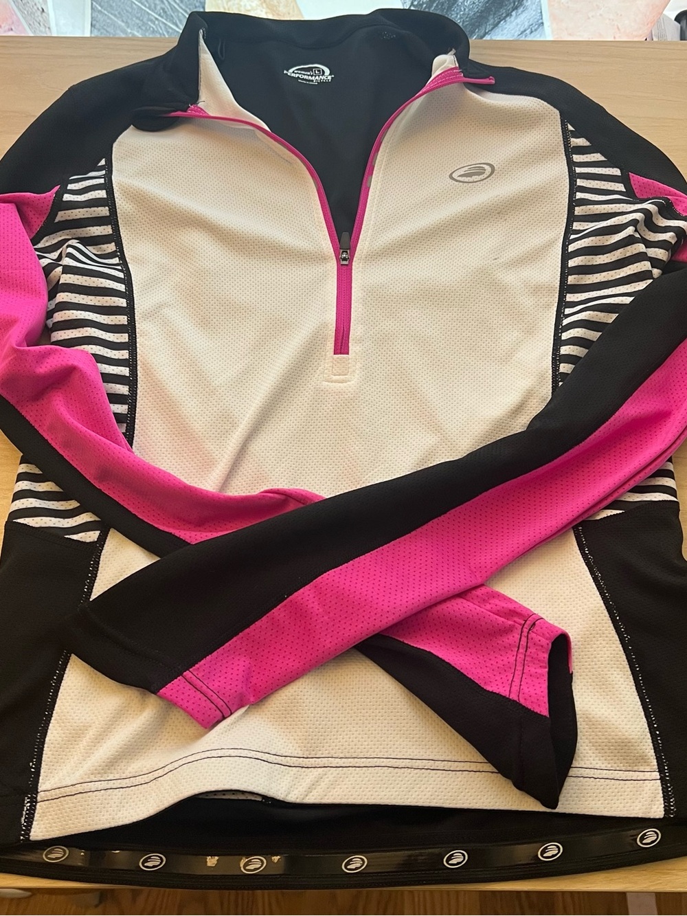 Women’s Workout Long Sleeve Top With Quarter Zip